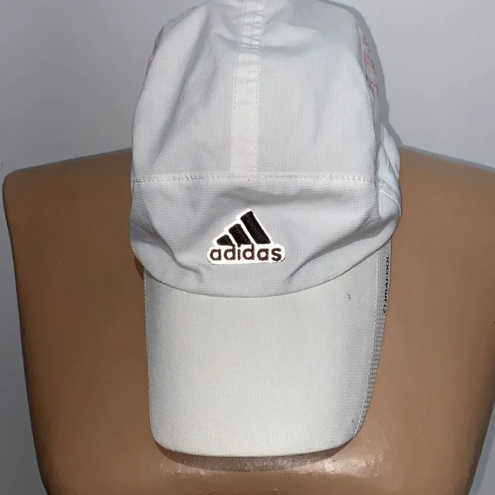 Adidas Women's Baseball Cap Climacool Adjustable Strap Logo White One‎ Size